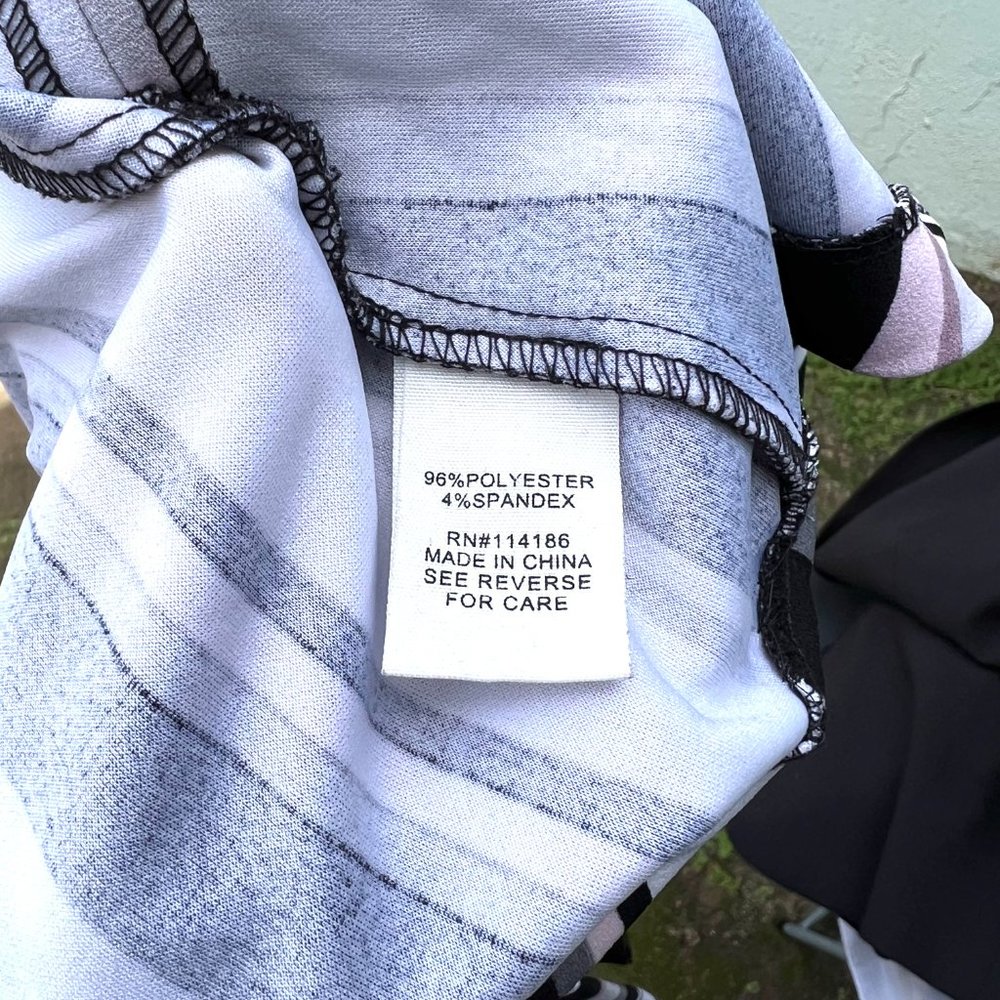 Pink, Black, White, and Grey Striped Blazer - Picture 6 of 6